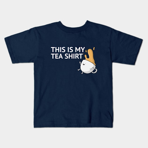 This Is My Tea Shirt Kids T-Shirt by KLANG